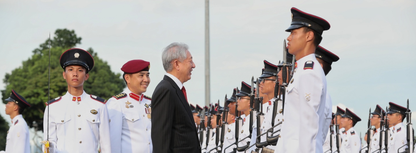 PMO | SM Teo Chee Hean at the 113/18 Officer Cadet Course Commissioning ...