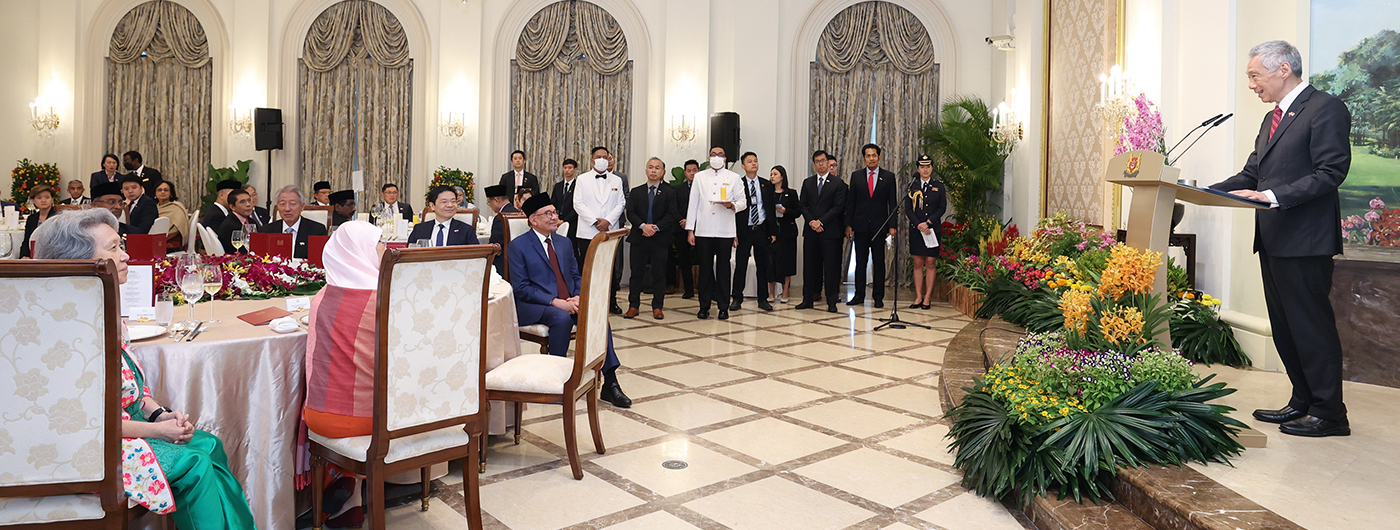 PMO | PM Lee Hsien Loong At The Official Lunch In Honour Of Malaysia PM ...