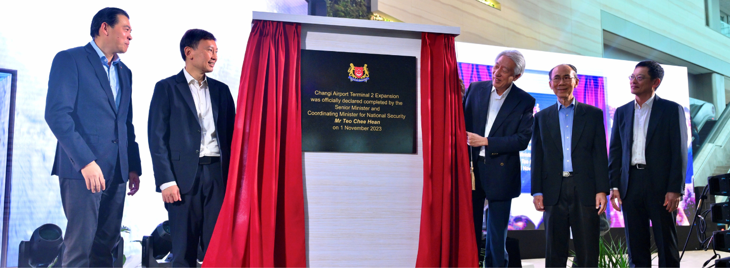 PMO | SM Teo Chee Hean at the Terminal 2 Expansion Opening Ceremony