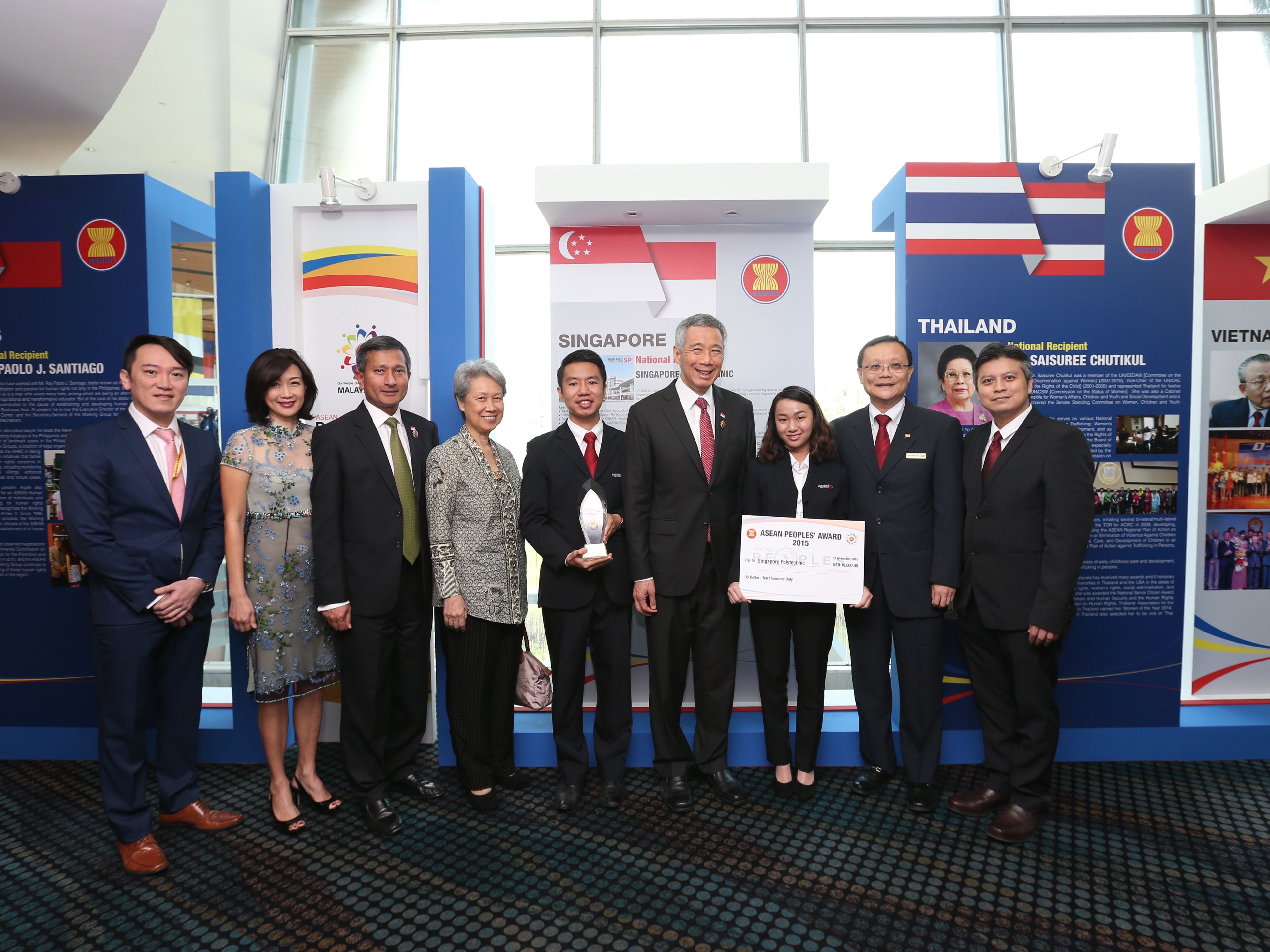 Prime Minister Lee Hsien Loong at the 27th ASEAN Summit in Kuala Lumpur in Nov 2015 (MCI Photo by LH Goh)